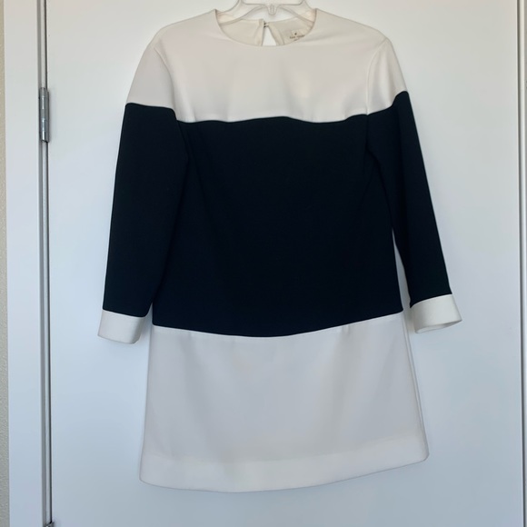 NEW Kate Spade Delray B&W Dress 0 - Picture 3 of 8